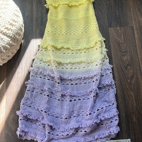 MAJE CROCHET-KNIT MAXI DRESS - Picture 3 of 7